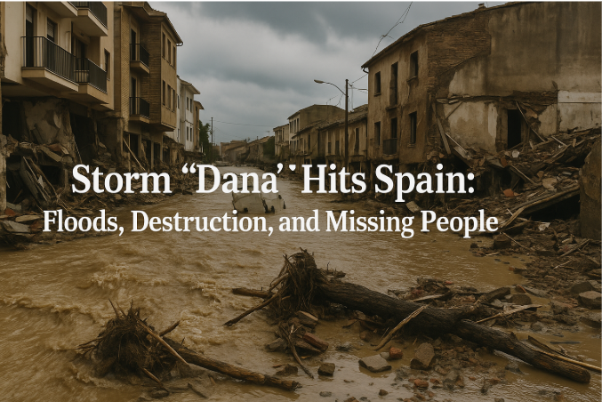 Storm "Dana" Hits Spain: Floods, Destruction, and Missing People